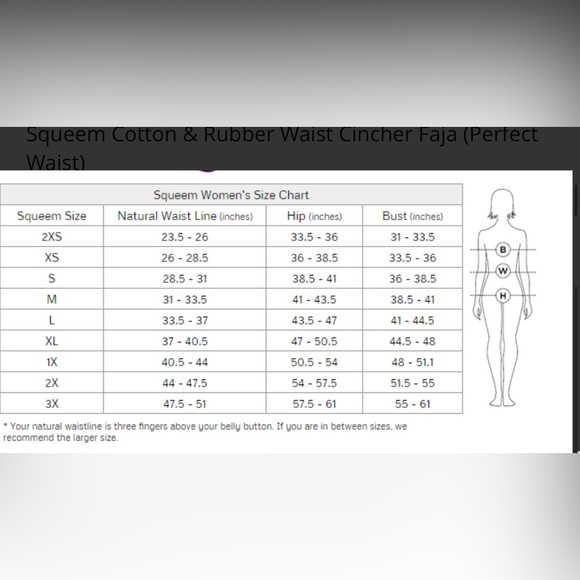 NWT Squeem Perfectly Curvy Waist Trainer Open Bust Vest 2X - Picture 11 of 11